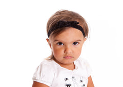 Mia® Tony Bands® - Glitter Headband Black with Bow - on model - #MiaKaminski #Mia #MiaBeauty #Beauty #Hair #HairAccessories #headbands #headwraps #lovethis #love #life #woman