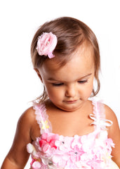 Mia® Baby Chiffon Rosette Clip  - light pink color - #EllaOnBeauty - by #MiaKaminski Mia Beauty