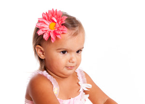 Mia Baby Flower Clip Pin - shown on #EllaOnBeauty - designed by #MiaKaminski #Mia #MiaBeauty #Beauty #Hair #HairAccessories #barrettes #hairclips ##lovethis #love #life #hairflowers