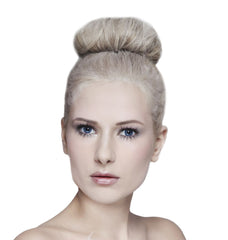 Mia® Bun Ease® - blonde color - shown in model's hair - Mia® Beauty #MiaKaminski