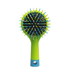 Happy Brush™ + Mirror - Lime Green