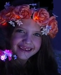 Flashion Flowers™ - Large Orange Roses + Orange Lights