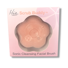 Mia Beauty Scrub Buddy in blush pink color in packaging