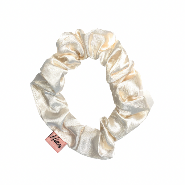 Solid Silk Scrunchie - Cream