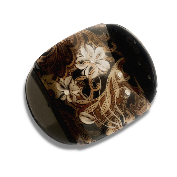 Super Clamp® Large - Black Floral Print