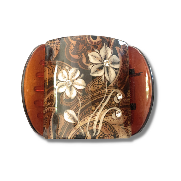 Super Clamp® Medium - Brown Floral Print