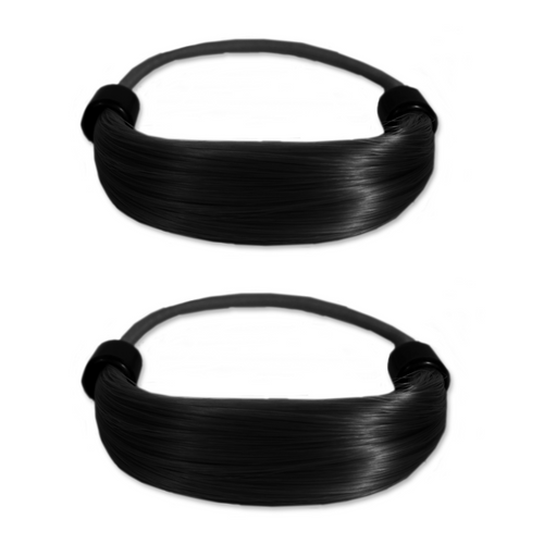 Mia Beauty Tonytails in Black color 2 pack