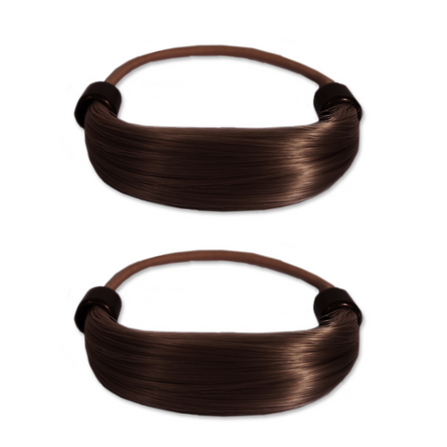 Mia Beauty Tonytails in Medium Brown color 2 pack