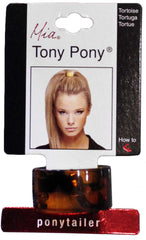 Mia® Tony Pony - acrylic ponytail cuff - tortoise - designed by #MiaKaminski of Mia Beauty