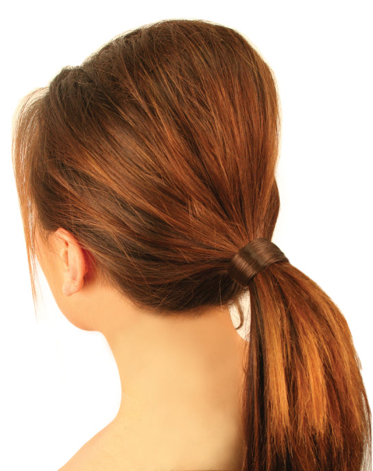 Mia®Ez-Tease® - Volumizing Hair Inserts in model's hair worn in ponytail - invented by #MiaKaminski