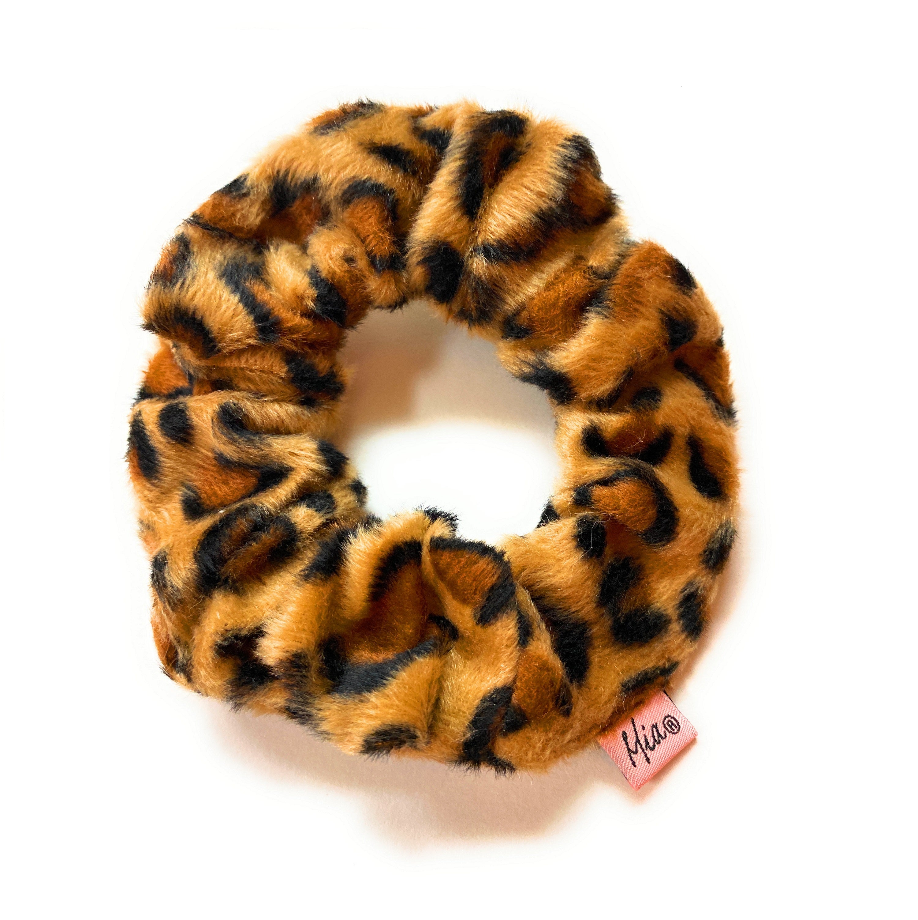 Microfiber Wet Scrunchie leopard Mia Beauty