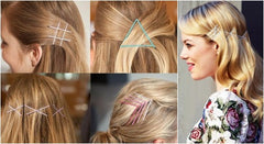 Mia® Color Blended Bobby Pins - current criss cross designs shown on models  - #MiaKaminski #Mia #MiaBeauty #Beauty #Hair #HairAccessories #hairstylingtools #frenchtwists #lovethistool #stylingtool #lovethis #love #life #woman