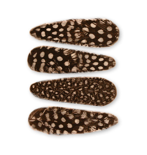 Mia® Snip Snaps® - Brown Feathers - by #MiaBeauty #Mia #hair #feathers