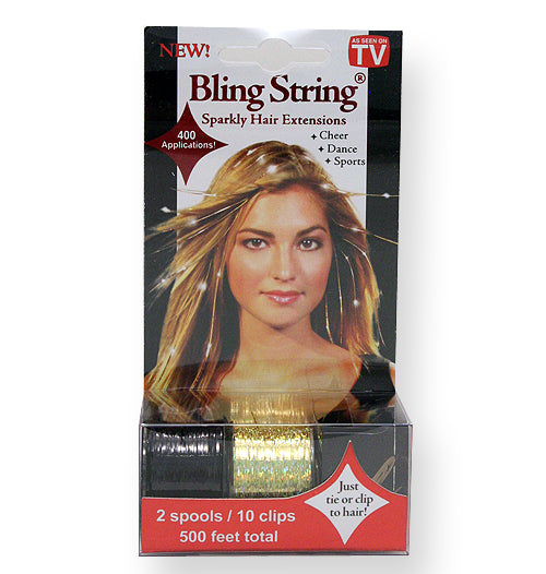 Bling String® - Hologram Gold + Black