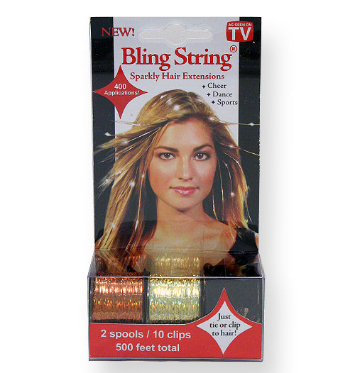 Bling String® - Hologram Orange + Gold