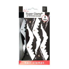 Mia® Super Clamps® Professional sectioning clips for holding back hair for drying and styling - shown in packaging - by #MiaKaminski of Mia Beauty