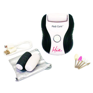Mia® Pedi Cure Dry Skin and Callous Remover - by #MiaKaminski of Mia Beauty - all components shown