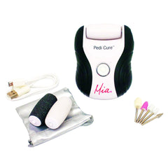Mia® Pedi Cure Dry Skin and Callous Remover - by #MiaKaminski of Mia Beauty - all components shown