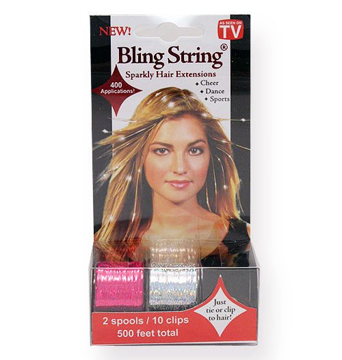 Bling String® - Hologram Silver + Pink