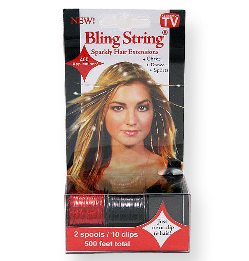 Bling String® - Hologram Red + Black