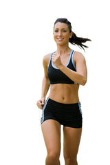 Mia® Sport Bands™ Ventilating Mesh Headbands - model running - designed by #MiaKaminski of #Mia Beauty