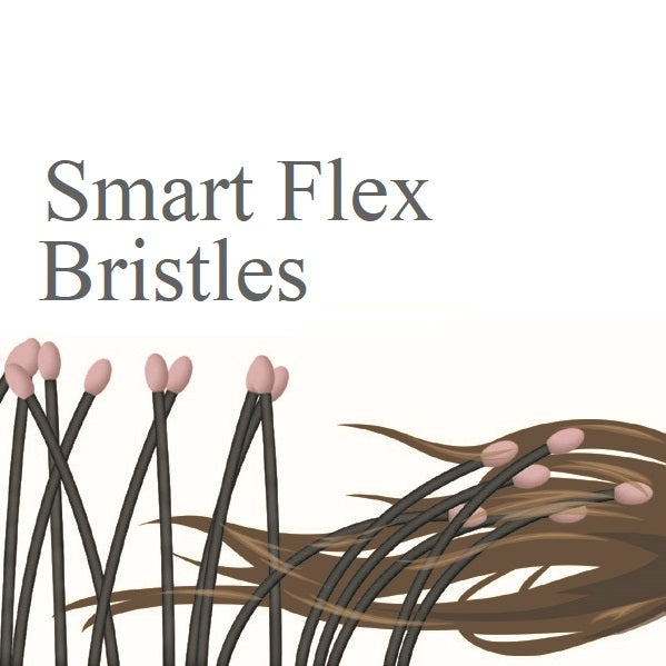 Mia® Smart Brush™ - detangling, eco and bio friendsly brush - gray color - by Mia Beauty