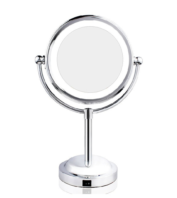 Mia®10x/1x Cordless LED Lighted Vanity Mirror Chrome by #MiaKaminski #Mia #MiaBeauty #beauty #hair #HairAccessories #lovethis #love #life #woman #mirrors #vanitymirror